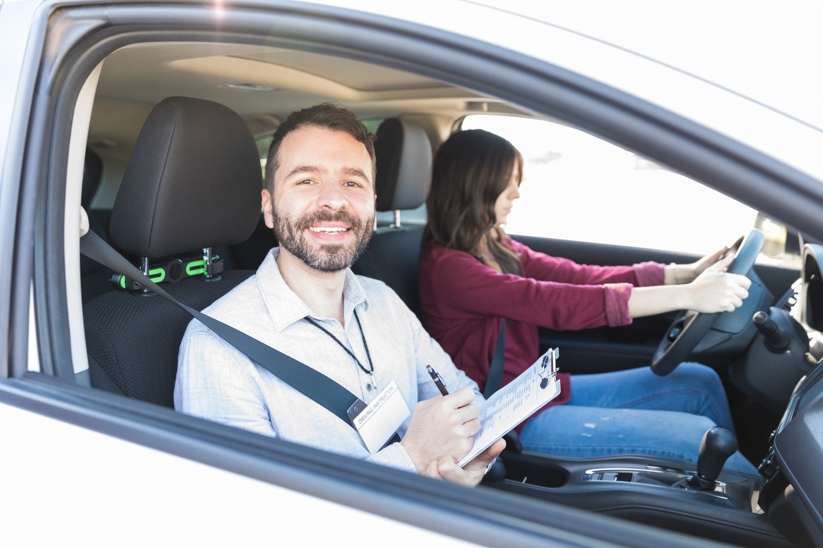 Enjoying Job Of Car Instructor